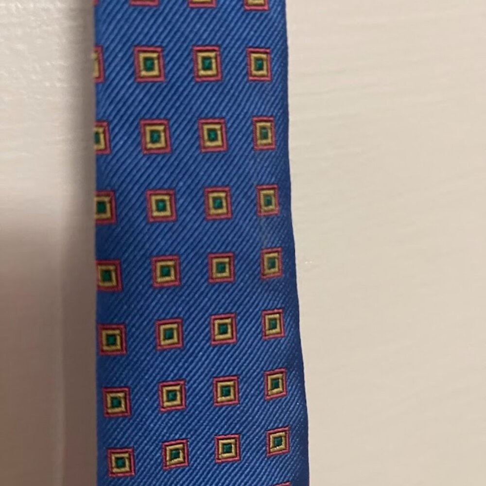 Lauren By Polo Ralph Lauren Silk‎ Original Tie Blue OS